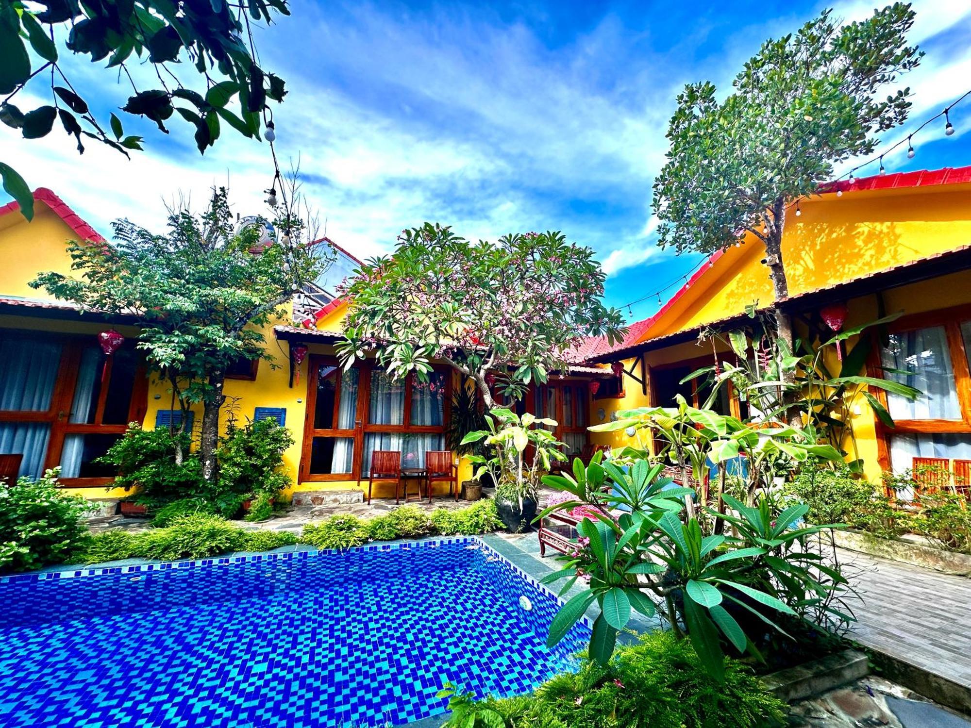 La Belle An Bang Seaside Hideaway-3 Min Walk To Beach,Pool,Family Friendly Hoi An Exteriör bild